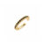 Sif Jakobs Ellera Ear Cuff i forgyldt med sorte zirkoner, stor