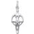 Vedhæng Gudinde med Triquetra – Treenighedssymbolet – 36mm – u/kæde