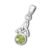 Vedhæng med Triquetra – Treenighedssymbolet og Peridot – 24mm – u/kæde